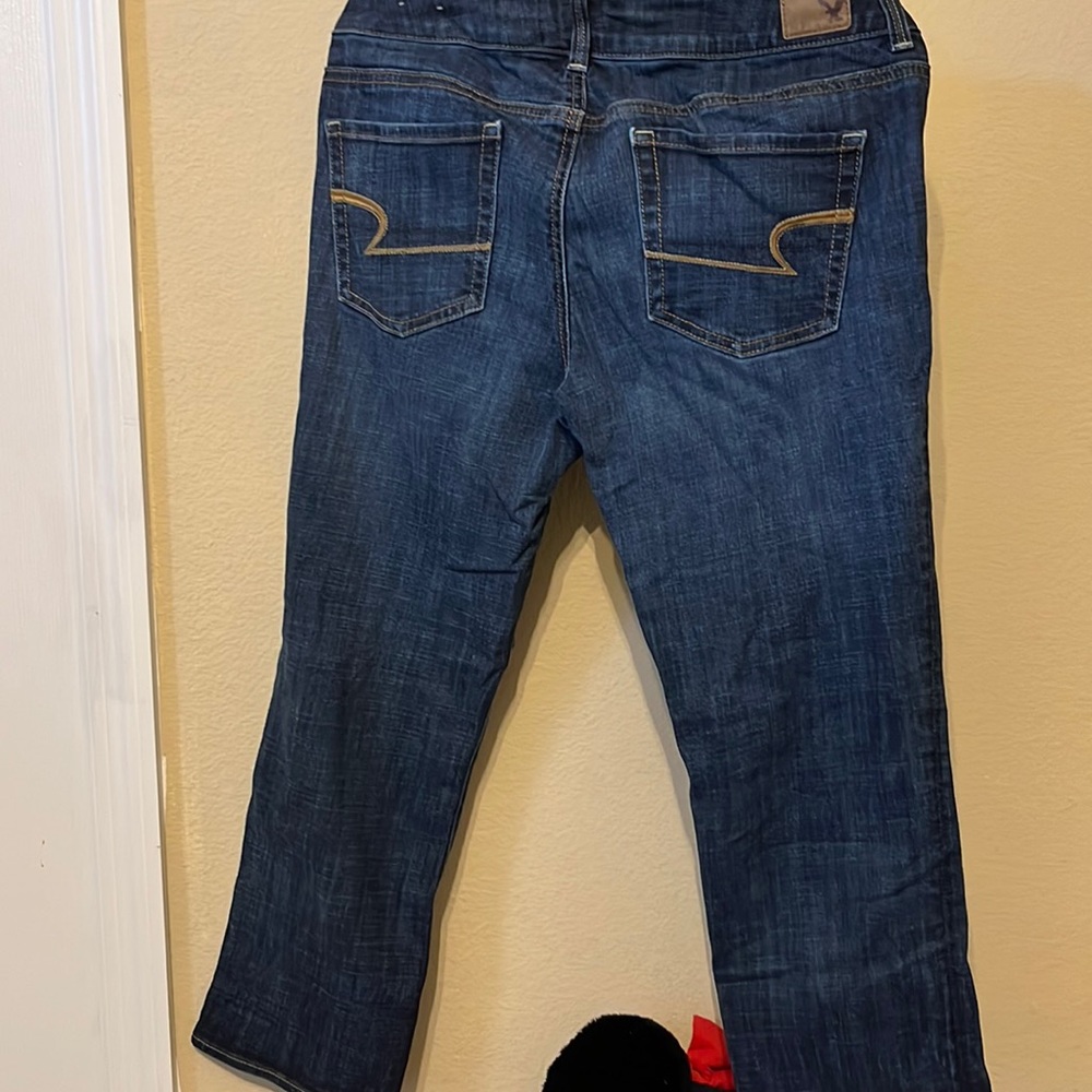Gently used AE artist crop jeans